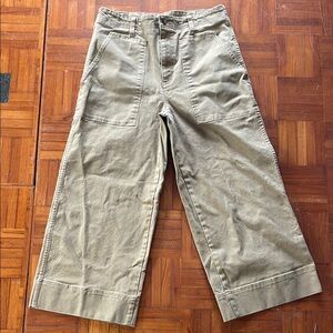 Madewell Utility Crop pants size 31